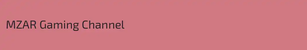MZAR Gaming Channel